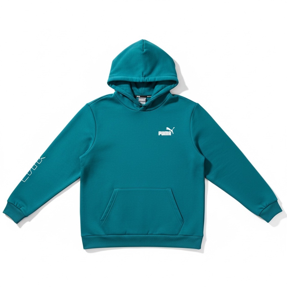 Puma Women’s Teal Hoodie Sweater Size L